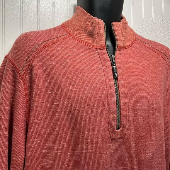 TOMMY BAHAMA 1/4 Zip Pullover - Picture 2 of 5
